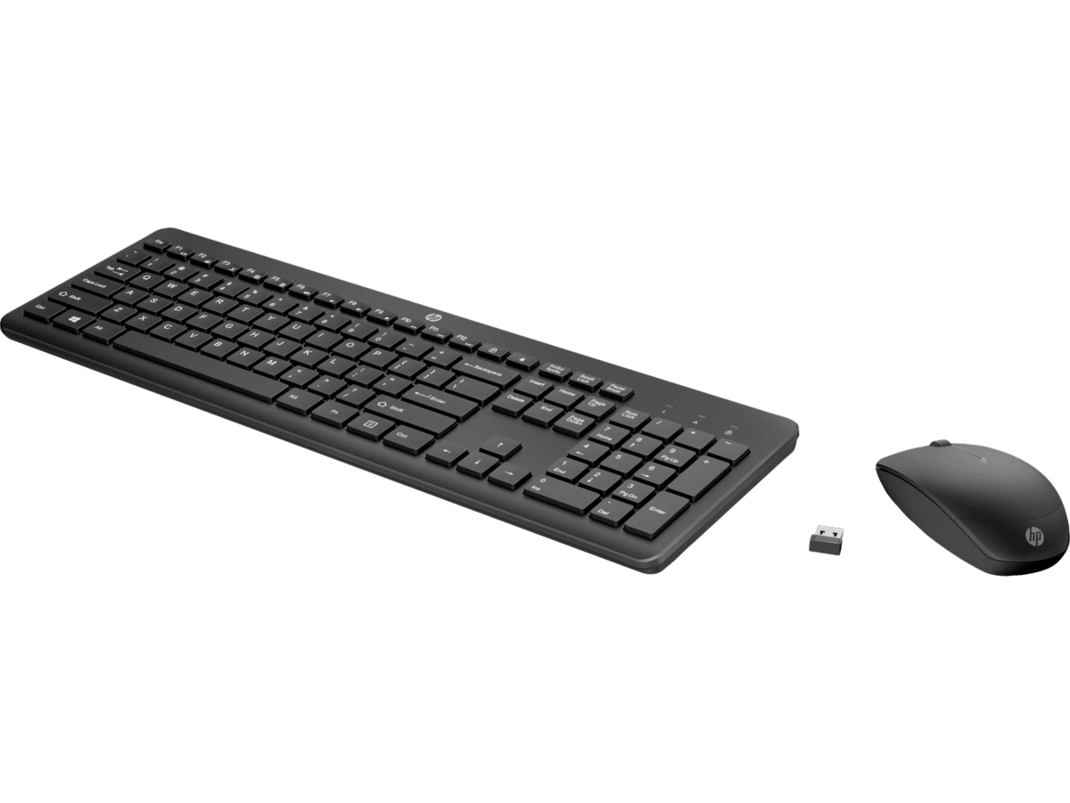 HP 230 2.4GHz USB-A Wireless Keyboard & Mouse Combo