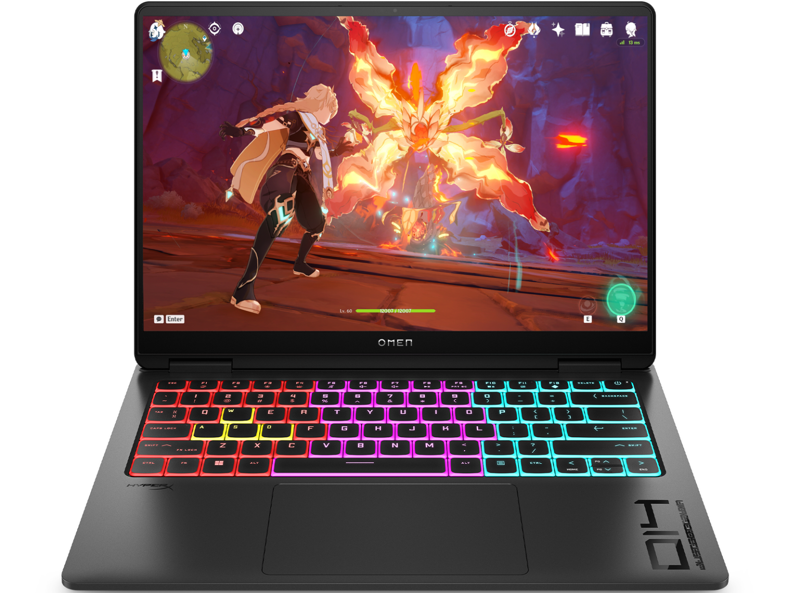 OMEN Transcend 14 inch Gaming Laptop 14-fb1041TX, Black