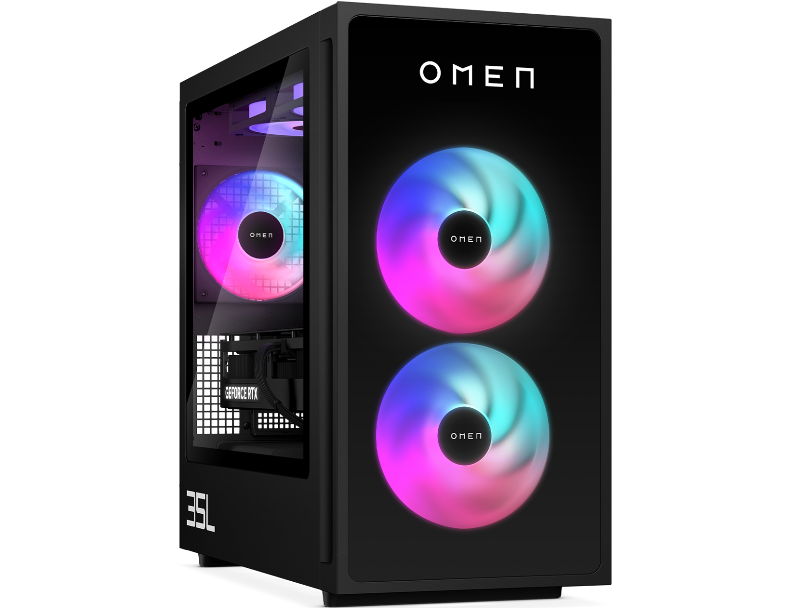 HP OMEN 35L Gaming Desktop LiquidCool Ryzen 7 8700F 32GB 2TBSSDRTX5080