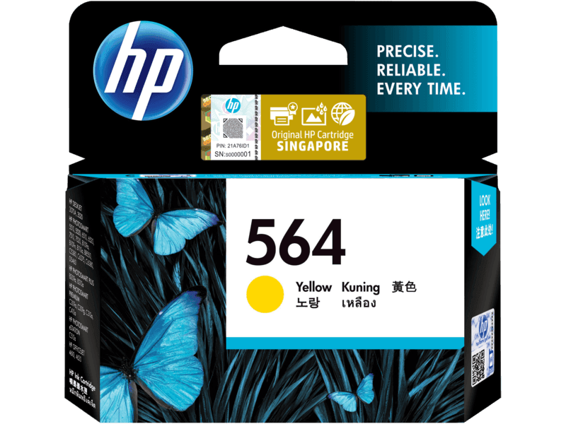 HP 564 Yellow Original Ink Cartridge 