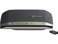 Poly Sync 20+M Speakerphone +USB-A to USB-C Cable +BT700 dongle +Pouch (7Y215AA)