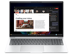 HP EliteBook 8 G1i 16 inch Laptop Next Gen AI PC, Silver - 16-inch - Glacier silver aluminium (C86MLPA)