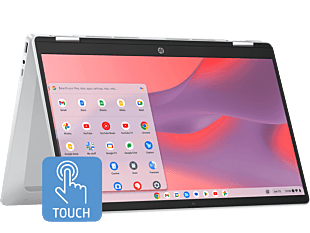 HP Chromebook 14 inch x360 14b-cd0015TU, Silver - 14-inch - Glacier silver (B17A6PA)