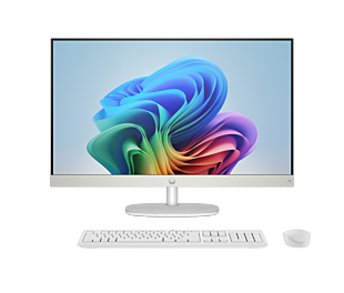 HP 27 inch All-in-One Refurbished Desktop PC Next Gen AI 27-ct2004a - 27" - Shell white (BD7M3PAR)