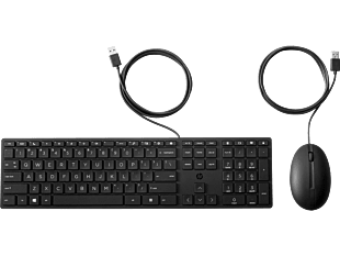 HP Wired Desktop 320MK Mouse and Keyboard (9SR36UT)