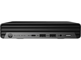 HP Elite Mini 800 G9 Desktop PC + HP Series 5 Pro 23.8 inch FHD Monitor  - 524pf - Without Screen - Black (A41KCPT-BN7)