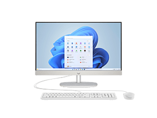 HP 23.8 inch All-in-One Refurbished Desktop PC24-cr0020a - 23.8" - Shell white (B9RB9PAR)