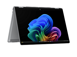 HP OmniBook X Flip 2-in-1 Laptop Next Gen AI 14-fm0023TU, Silver - 14-inch - Meteor silver aluminum (BL8E9PA)