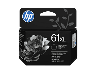 HP 61XL High Yield Black Original Ink Cartridge (C0PA4AA) - Center facing