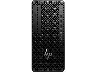 HP Z1 Tower G1i Desktop PC + HP Series 5 Pro 27 inch QHD Monitor - 527pq - Without Screen - Jet Black (C2BM3PT-BN4)
