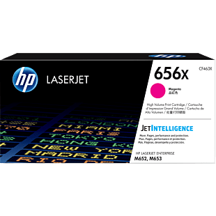HP 656X High Yield Magenta Original LaserJet Toner Cartridge (CF463X) - Center facing