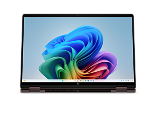 HP OmniBook X Flip 2-in-1 14 inch Laptop Next Gen AI 14-kc0050AU, Brown - 14" - Deep espresso aluminum (D78FMPA)