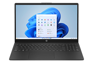 HP Laptop 15-fc0831AU - 15.6-inch - Jet black (D78GRPA) - Center facing