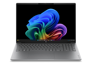 HP OmniBook 5 Laptop Next Gen AI 16-bp0033AU - 16-inch - Meteor silver aluminum (D78H0PA) - Center facing