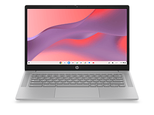 HP Chromebook 14a-nm0003MU, Gray - 14-inch - Modern gray (D9NG0PA) - Center facing
