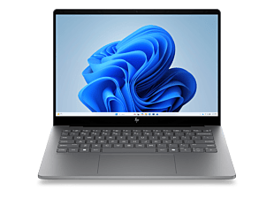 HP OmniBook 7 Laptop Next Gen AI 14-hg0048TU - 14" - Meteor silver aluminum (DD6L1PA) - Center facing