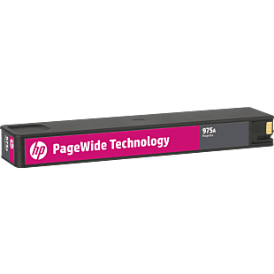HP 975A Magenta Original PageWide Cartridge (L0R91AA) - Center facing