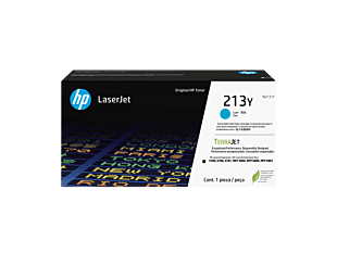 HP 213Y Extra High Yield Cyan Original LaserJet Toner Cartridge (W2131Y)