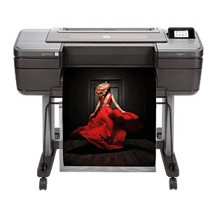 HP DesignJet Z9+ 24-in PostScript Printer (W3Z71A) - Center facing