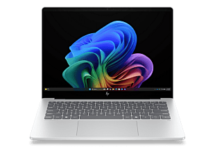 HP OmniBook 7 14 inch Laptop Next Gen AI 14-kh0021AU, Silver - 14-inch - Glacier silver aluminum (D78GQPA)