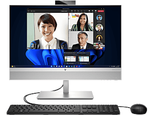 HP EliteOne 840 G9 23.8 inch All-in-One PC Desktop PC + HP Series 5 Pro 27 inch QHD Monitor - 527pq - 23.8" - Natural Silver (A41JHPT-BN6)