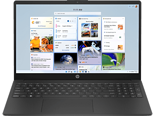 HP 15.6 inch Laptop 15-fc0577AU, Black - 15.6-inch - Jet Black (C5AY8PA)