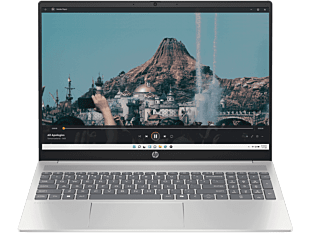 HP Pavilion 16 inch Refurbished Laptop 16-af0007TX, Silver - 16-inch - Natural silver aluminum (B1NS6PAR)