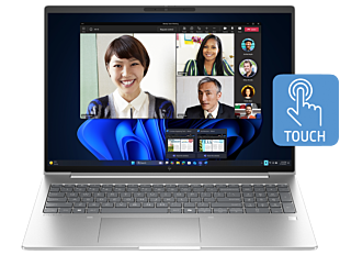 HP EliteBook 6 G1i 16 inch Laptop AI PC, Silver - 16-inch - Pike Silver (BQ4M2PT)