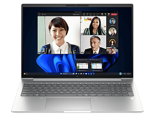 HP EliteBook 6 G1i 16 inch Laptop AI PC, Silver + HP Series 5 Pro 27 inch QHD Monitor - 527pq - 16-inch - Pike Silver (C86MJPA-BN4)
