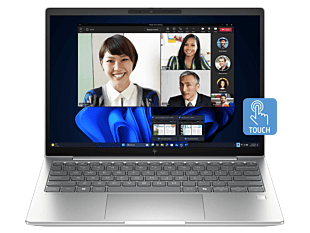 HP EliteBook 6 G1i 16 inch Laptop AI PC, Silver - 16-inch - Pike Silver (C86NVPA)