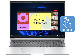HP EliteBook 8 G1i 16 inch Laptop AI PC, Silver - 16-inch - Glacier silver (BQ4G5PT)