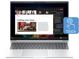 HP EliteBook 8 G1i 16 inch Laptop Next Gen AI PC, Silver - 16-inch - Glacier silver aluminium (BQ4V3PT)