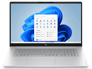 HP OmniBook 3 17.3 inch Laptop AI 17-dg0010TU, Silver - 17.3-inch - Glacier silver cover and keyboard frame, canvas gray base (D78H3PA)