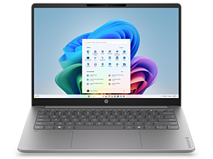 HP OmniBook 3 Laptop Next Gen AI 14-hz0075QU, Silver - 14-inch - Nouvelle silver aluminum (E66C2PA)