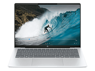 HP OmniBook 5 14 inch Next Gen AI 14-he0011QU, Silver - 14-inch - Glacier silver aluminum (C08YFPA)