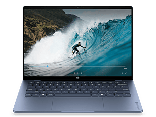 HP OmniBook 5 14 inch Laptop Next Gen AI 14-he1012QU, Blue - 14-inch - Starlit blue aluminum (D78F9PA)