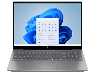 HP OmniBook 7 Laptop Next Gen AI 16 inch Laptop 16-bh0037TU, Silver - 16" - Meteor silver aluminum (D78GYPA)