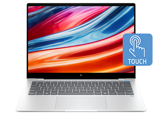 HP OmniBook X Laptop 14 inch 14-fe1000QU Next Gen AI PC, Silver - 14-inch - Glacier silver (AY6V0PA)