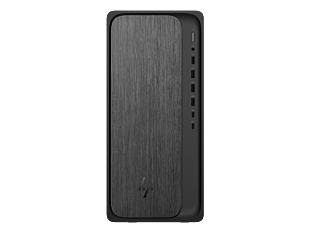HP OmniDesk Refurbished Desktop PC M02-0010a - Without Screen - Gray wood, jack black chassis (BP5F4PAR)