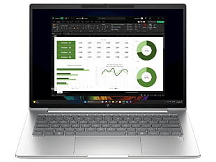 HP ProBook 4 G1q 14 inch Notebook Next Gen AI PC, Silver - 14-inch - Pike silver aluminum (BX2E5PT)