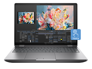 HP ZBook Fury G1i 16 inch Mobile Workstation PC, Silver - 16-inch - Meteor silver (C2EN9PT) - Center facing