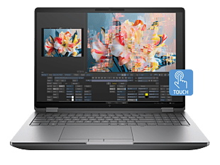 HP ZBook Fury G1i 16 inch Mobile Workstation PC, Silver + HP Series 7 Pro 24 inch WUXGA Monitor - 724pn - 16-inch - Meteor silver (C2EP1PT-BN4)