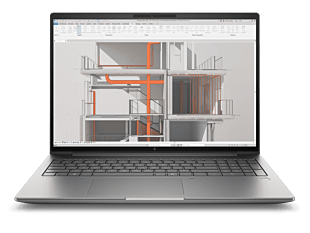 HP ZBook X G1i 16 inch Mobile Workstation PC, Silver + HP Series 7 Pro 24 inch WUXGA Monitor - 724pn - 16-inch - Meteor silver (C20WJPT-BN4)