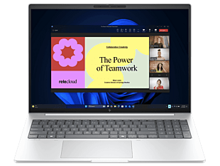 HP EliteBook 8 G1i 16 inch Laptop AI PC, Silver + HP 5y Onsite Notebook - 16-inch - Glacier silver (BQ4G5PT-BN1)