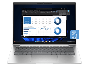 HP ProBook 4 G1i 14 inch Laptop AI PC, Silver + Poly Blackwire 3220 Stereo USB-C Headset +USB-C/A Adapter - 14-inch - Pike Silver (BP9F2PT-BN2)