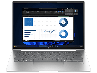 HP ProBook  4 G1i 14" - Intel Ultra 5 16GB RAM /256 SSD - 14-inch - Pike Silver (BP9C4PT-2)