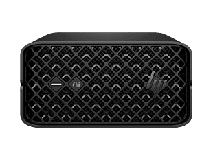 HP Z2 Mini G1a Workstation Desktop PC - Without Screen - Shadow Black (C07Q2PT) - Center facing