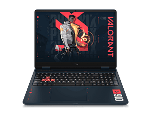 HyperX OMEN 16 inch Gaming Laptop PC 16-ap1049AX, Black - 16-inch - Shadow black, black chrome logo (DF6K5PA)