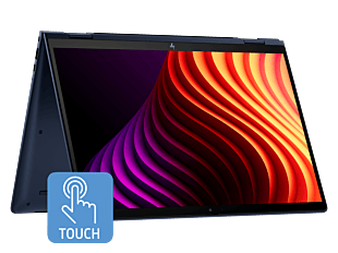 HP EliteBook X Flip G1i 14 inch Laptop Next Gen AI PC, Blue + HP Series 5 Pro 27 inch QHD Monitor - 527pq - 14-inch - Atmospheric blue (B9GH9PT-BN4)