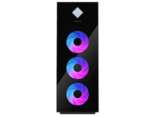 OMEN by HP 45L Gaming Refurbished Desktop PC GT22-3003a - Without Screen - Black, glass side panel, dark chrome logo (B87Q1PAR)